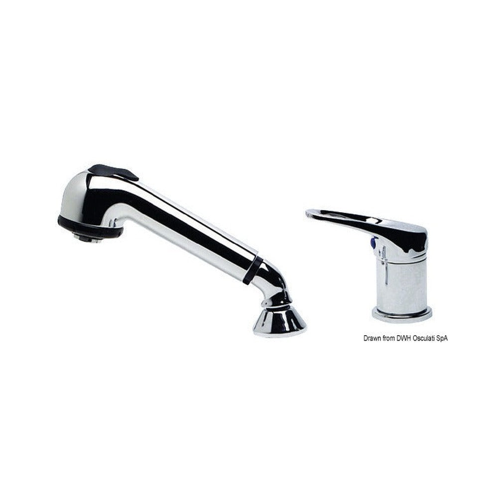 Olivia single-control chromed mixer + removable ch