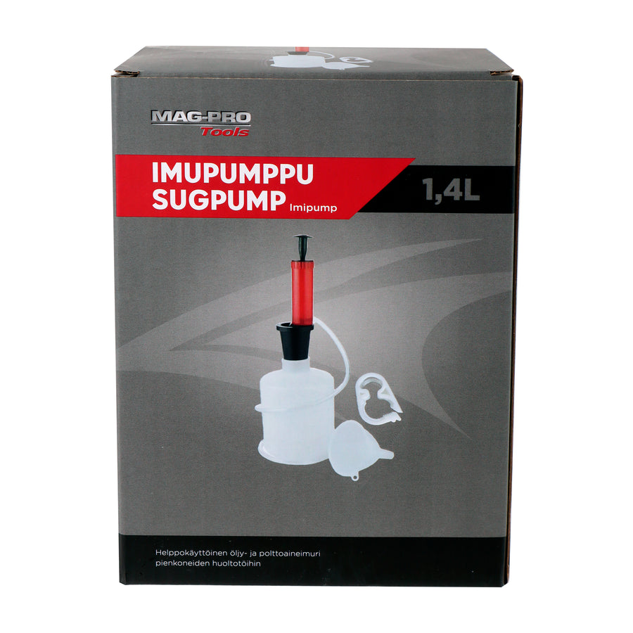 Mag-Pro væskepumpe med 1,4 l beholder