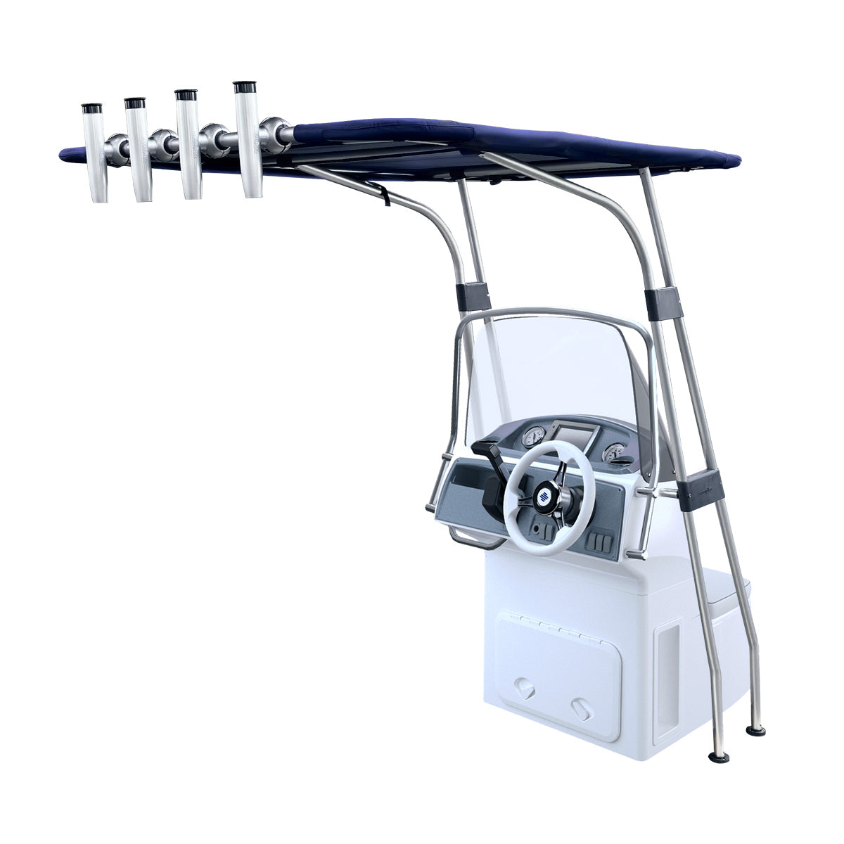 Oceansouth Professional T-Top — alumiini 44 mm (2000 × 1600 mm)