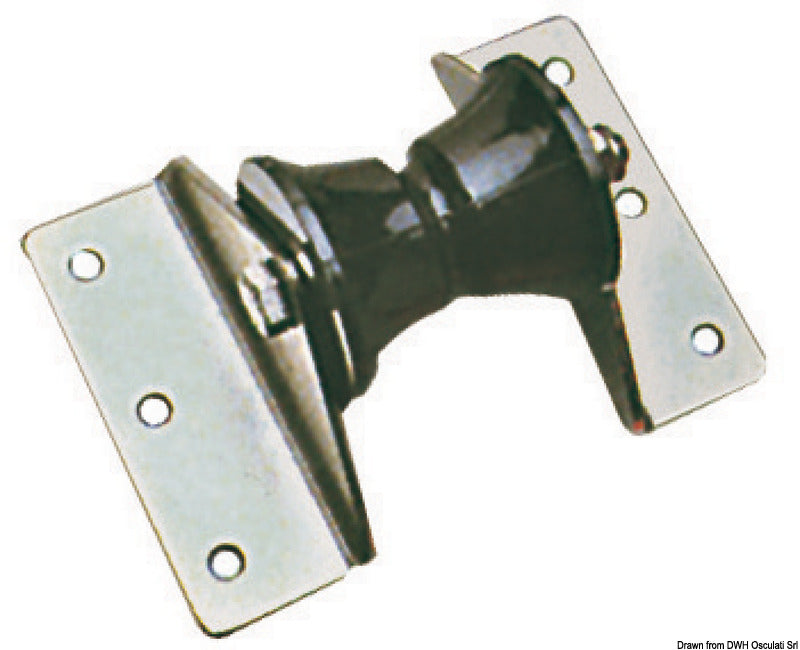 Bow roller for dolphin strikers