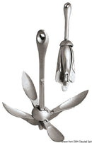 Folding grapnel anchors
