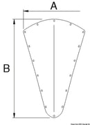 DOUGLAS MARINE AISI316 stainless steel bow shield