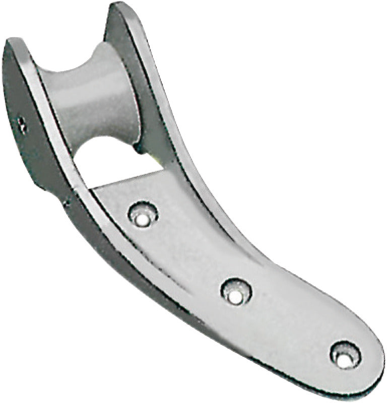 Angled alloy fairlead