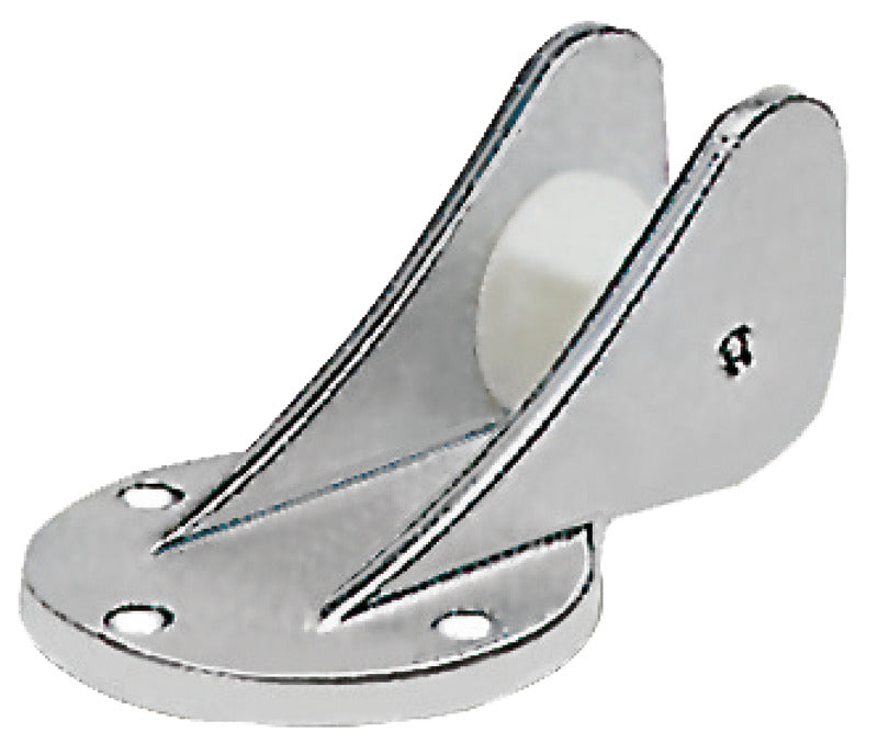 Alloy fairlead with round base plate