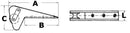 Bruce and Trefoil® anchor roller