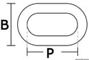 Hot-galvanized calibrated chain