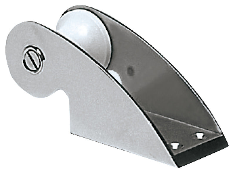 Cast AISI316 stainless steel bow roller, compact version