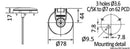 LEWMAR footswitch for windlass electric control