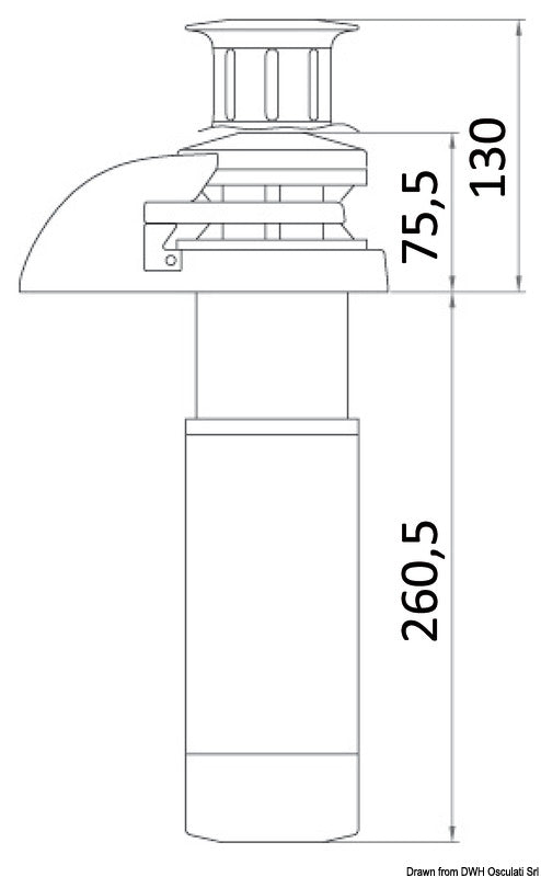 ITALWINCH Smart "V" ankarvinsj