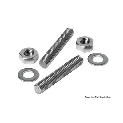 Stainless steel stud kit for cleats