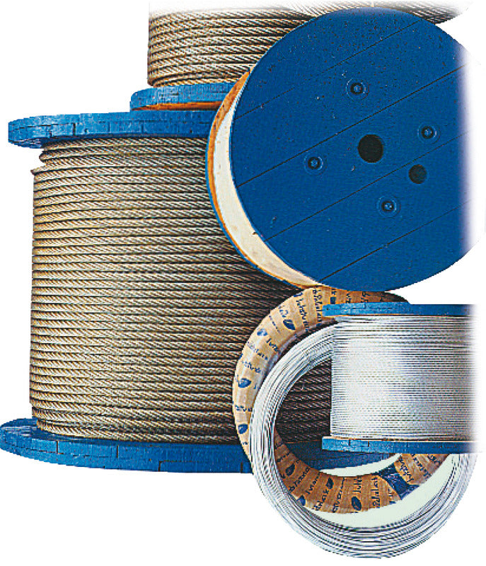 Cables made of AISI 316 stainless steel