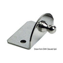 Flat fastening plates, 90° version