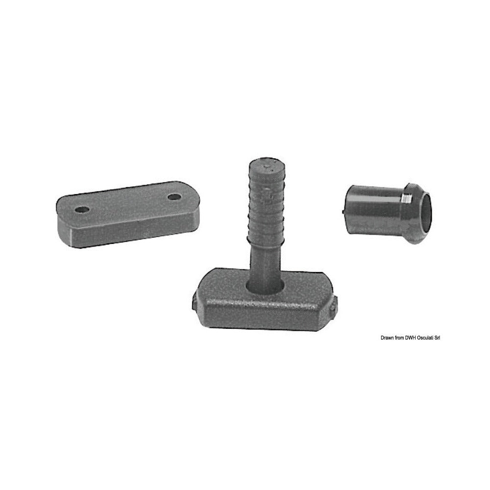 Plastic joint for stick