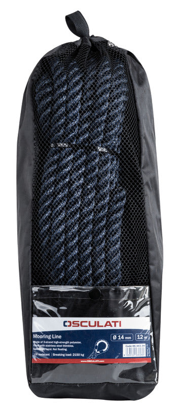 Lyijypainotettu kiinnitysköysi, jossa on 3 säikettä ja sormus