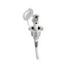 Deck shower with Mizar push-button shower head