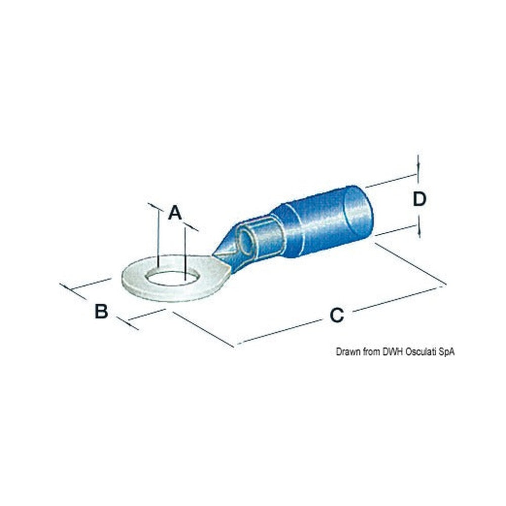 Eyelets pre-insulated with heat-shrinkable sheath
