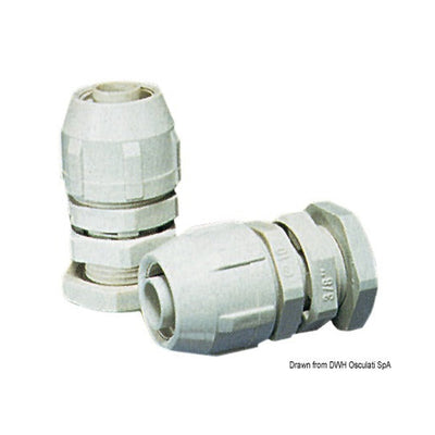 Joint between Cavoflex cable sheath and a box or b