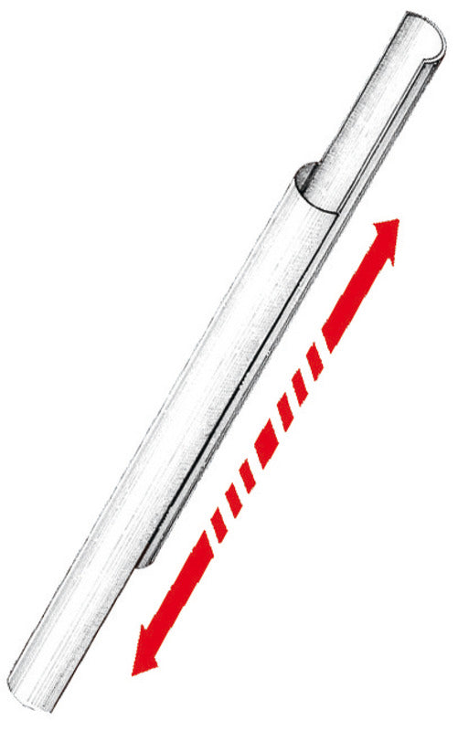 Cover trims for shrouds and rigging screws, made of anodized aluminium