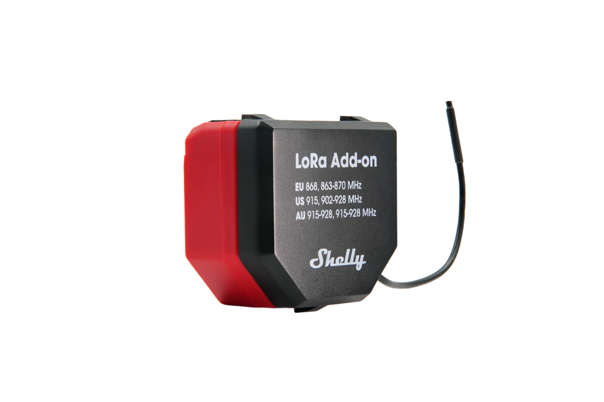Shelly LoRa Add-on -pitkän kantaman yhteys Gen3/Gen4-releille