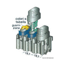Fuse holder with cover, modular model
