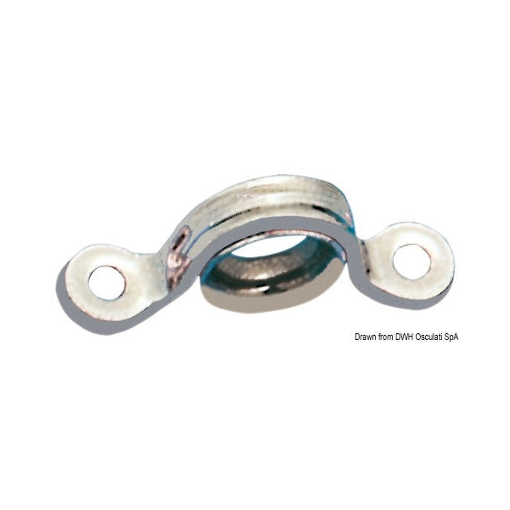 Sheet fairlead with stainless steel liner