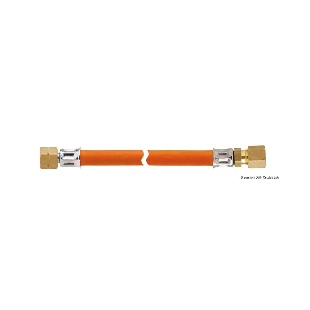 G 1/4 LH x RVS 8 tubes