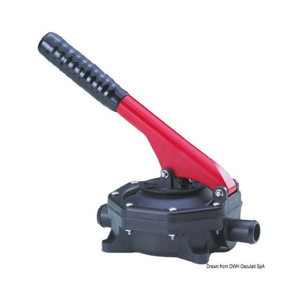 Bulkhead hand pump, fixed lever