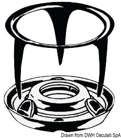 Nikkelipinnoitetusta messingistä valmistetut kiinnikkeet matolle