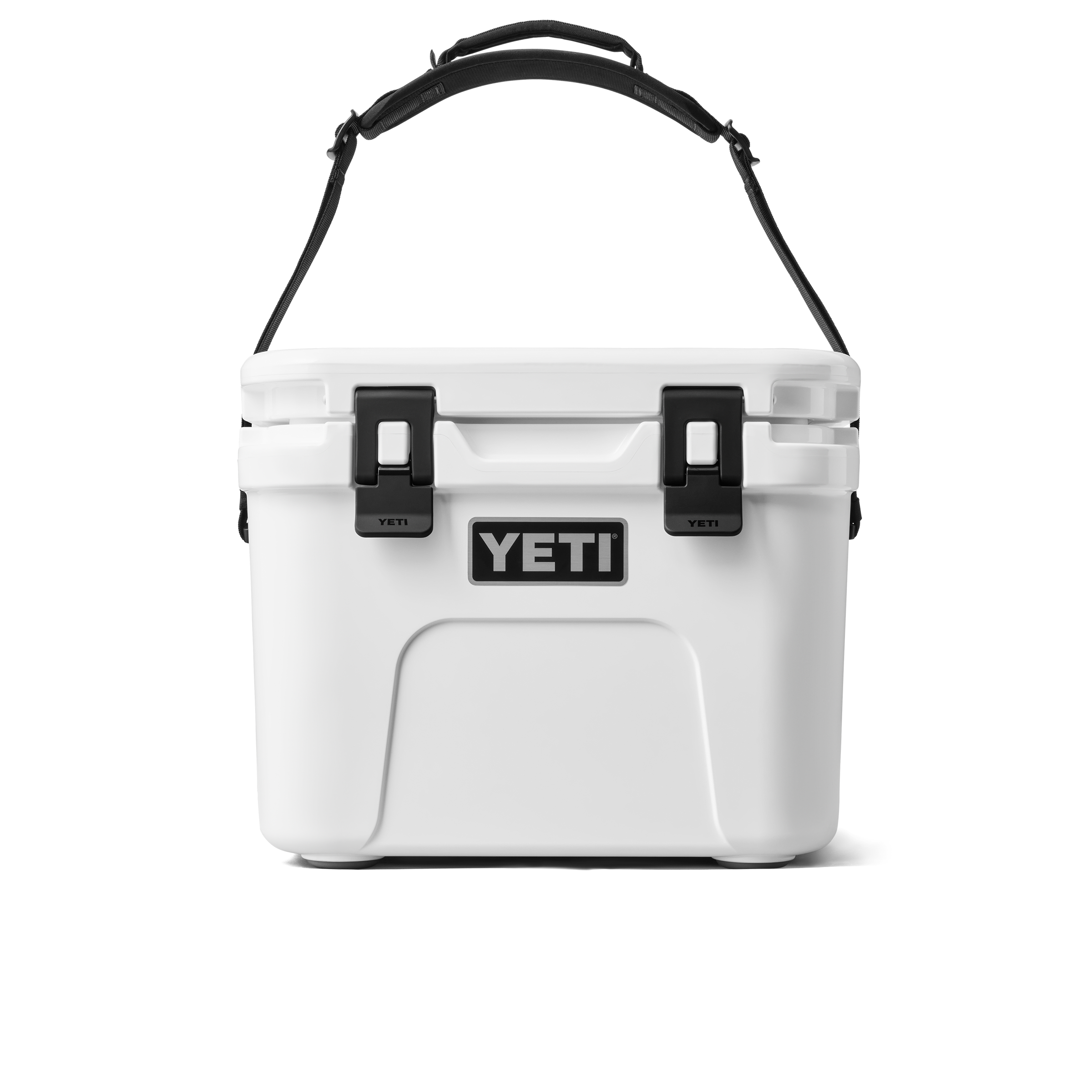 YETI Roadie 15, White, front view, handles up