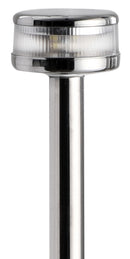Complete lighting pole with Evoled 360° anchor light - Retractable version with stainless steel base for wall mounting