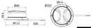 LED flash lamp for priority and emergency vehicles
