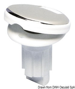 Klassisk kombinationsankarlykta med stång i rostfritt stål