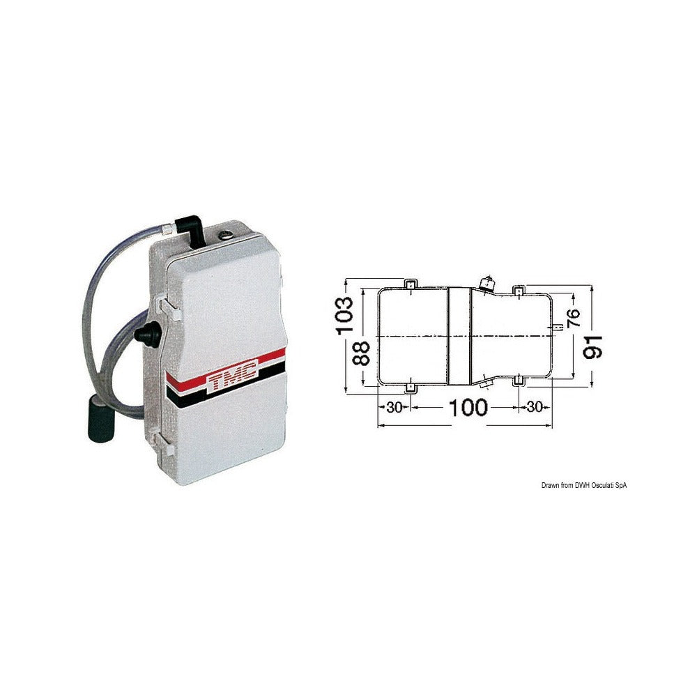 TMC electric aerator pump for livewell tanks
