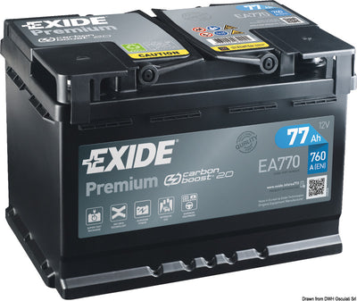 EXIDE Premium batteries for starting