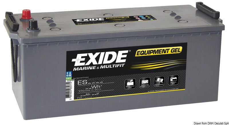 EXIDE GEL-batterier för service och start