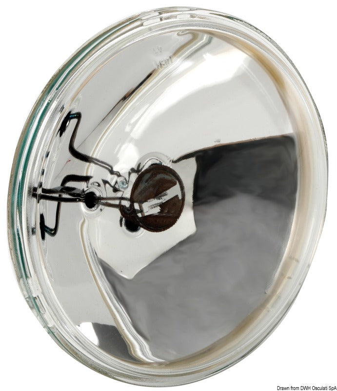 6" dubbelfilament lampa