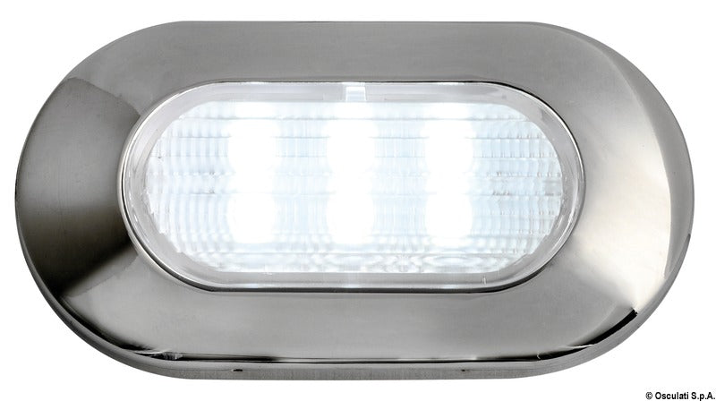 LED courtesy light, recessless version - frontal orientation