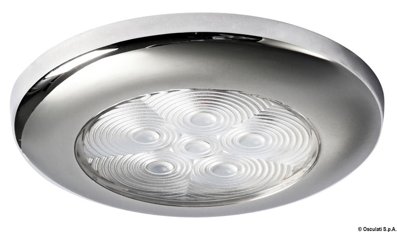 LED ceiling light, wired recessless version
