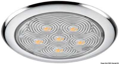 LED ceiling light, recessless version