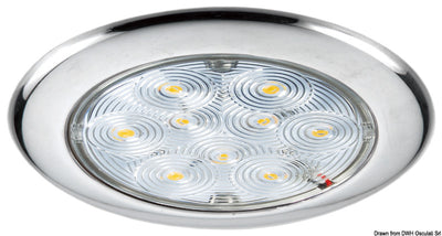 LED ceiling light, recessless version