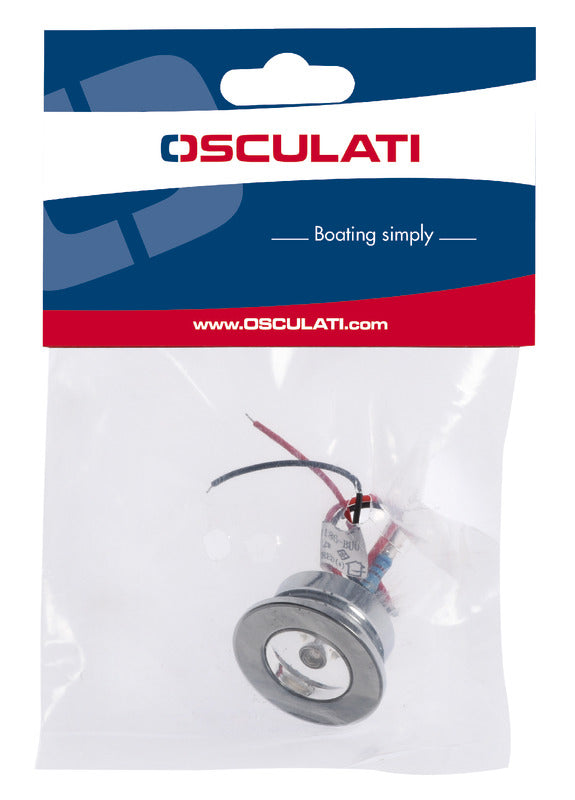 LED courtesy light for recess mounting - frontal orientation