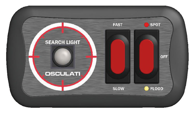 Klassisk elektrisk strålkastare med joystick-konsolstyrning