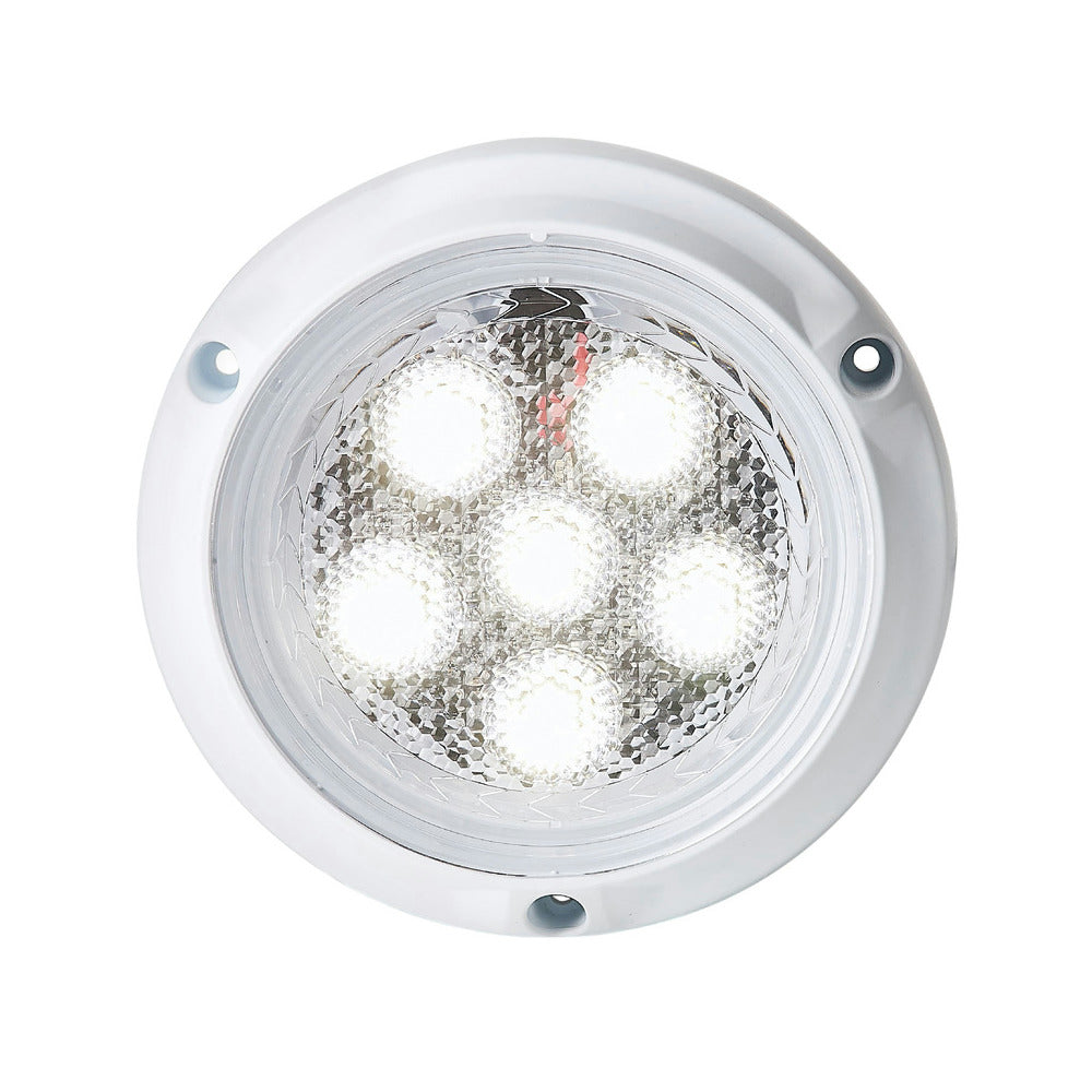 LED undervattenslampa — rund 134 mm, 14W (akter/skrov-montering)