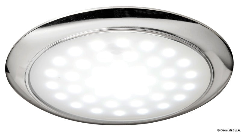LED ceiling light, reduced overhang