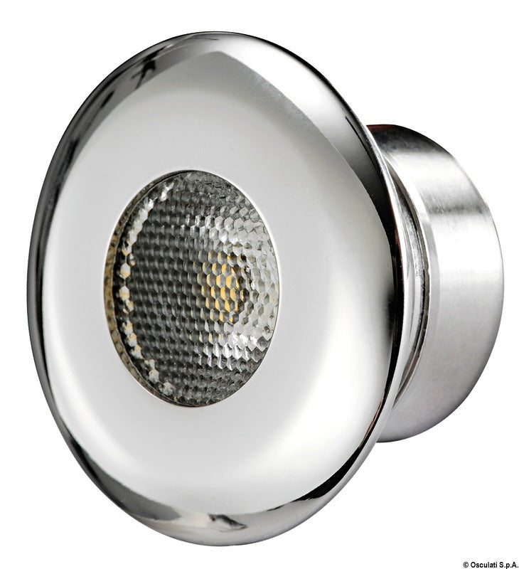 Infälld LED-taklampa – frontalt riktad
