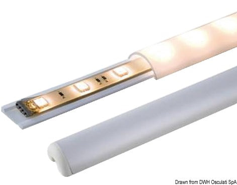 Profiili LED-nauhojen upottamista varten