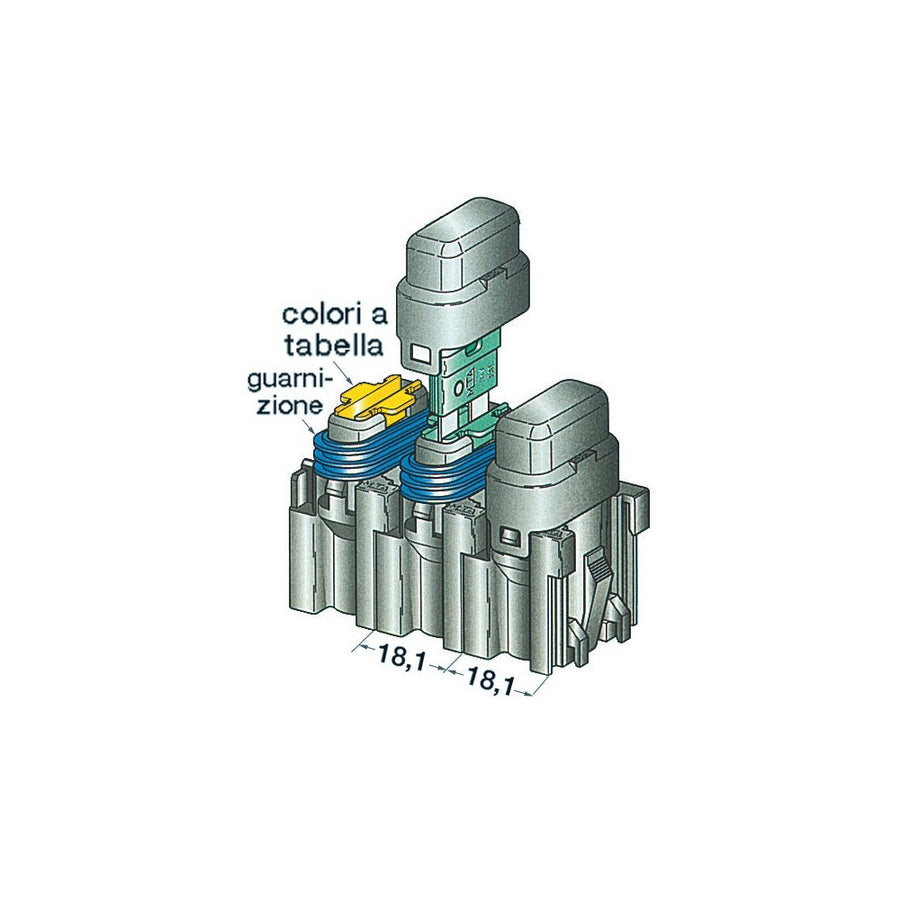 Fuse holder w/cover 5 A