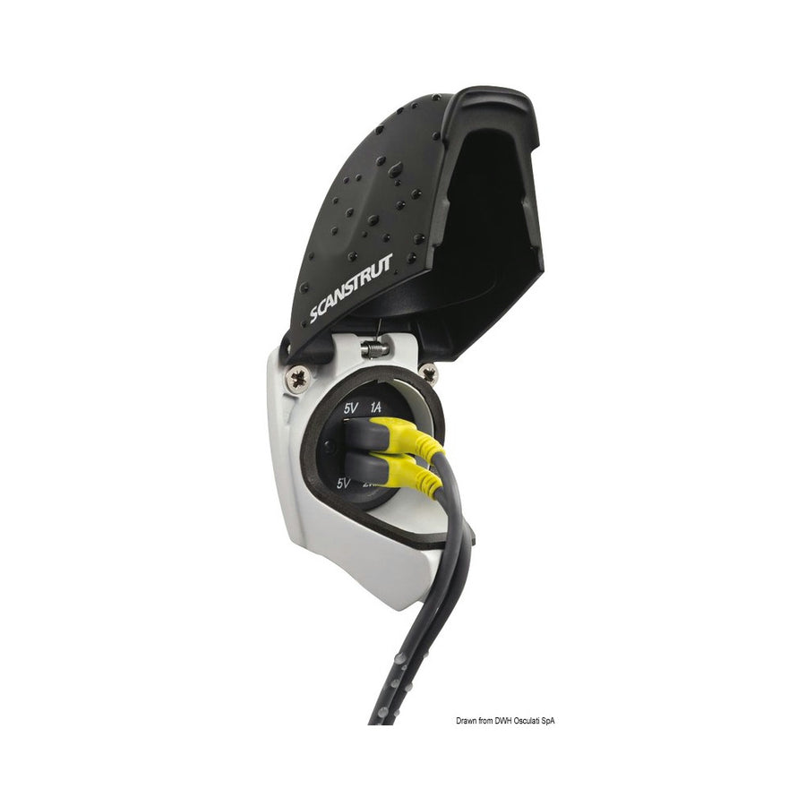 Dual USB-A socket
