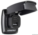 SCANSTRUT Flip Pro USB-A och USB-C vattentäta uttag