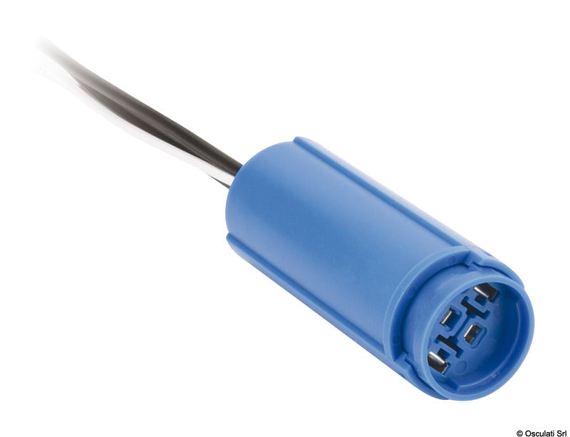 Pre-wired connector with circuit breaker for flat switches 14.315.XX
